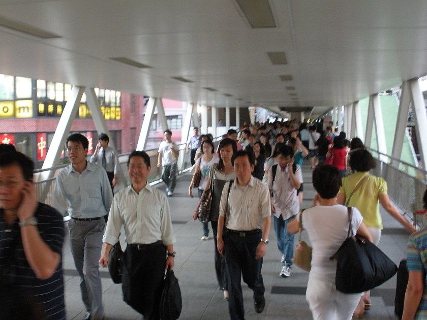 It was pretty much a walk along a very long bridge to get from one island to the other