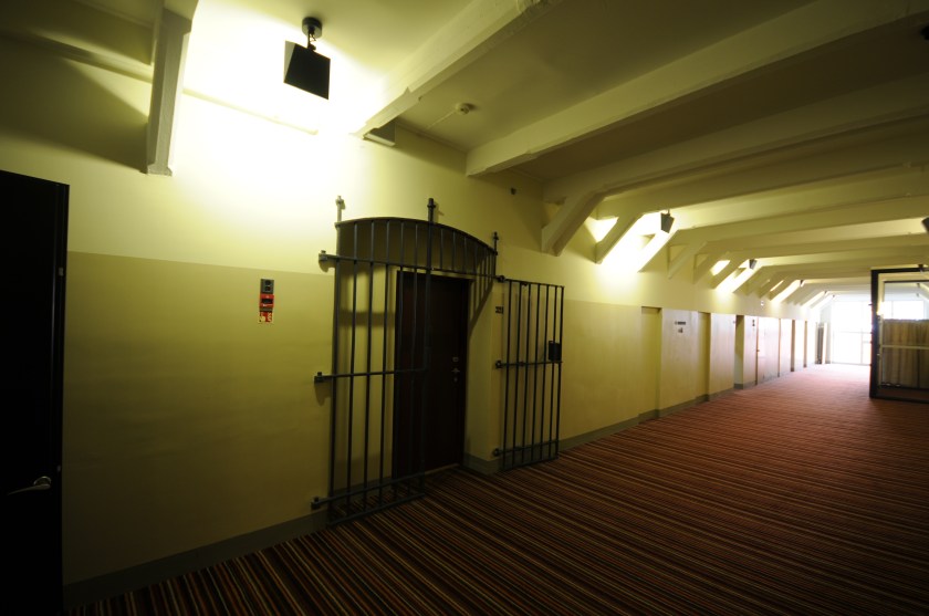 Our cell, I mean room for the night