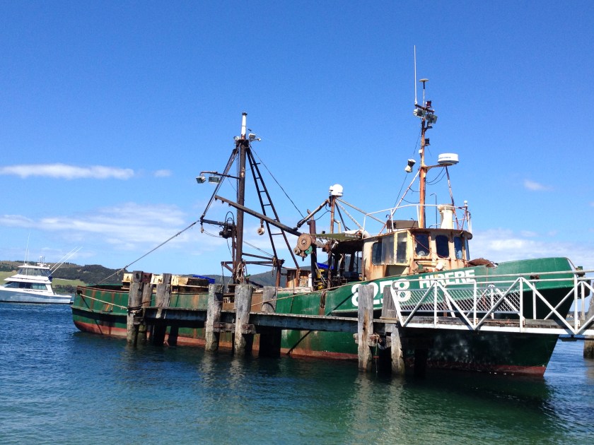 The harbour was deserted